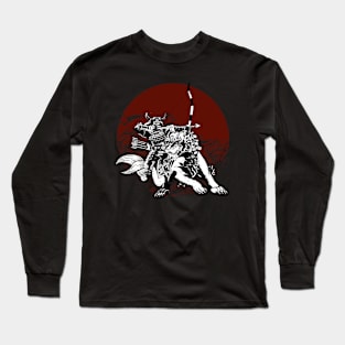 Blood Samurai Rider Long Sleeve T-Shirt